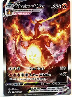 Pokemon Sword & Shield Charizard VMAX SWSH261 Full Art Promo🔥 NM Card Foil - Image 1