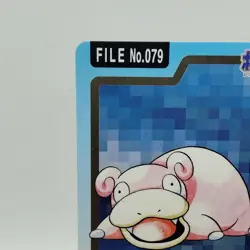Pokemon Cards Bandai Carddass Slowpoke File No.079 1997 VG Japanese i599 - Image 2