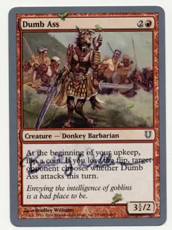 MTG Artist Proof Dumb Ass Unhinged Magic The Gathering Signed AP - Image 1