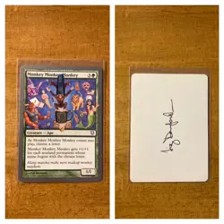 MTG✨Signed MONKEY MONKEY MONKEY ARTIST PROOF ✨Unhinged MINT Liz Danforth ART - Image 1