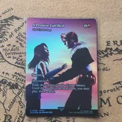 A Promise Fulfilled - Light Up the Stage Showcase Foil x1, MTG, FIN, NM - Image 1