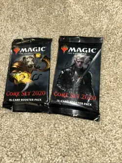 2x Magic The Gathering Core Set 2020 Booster Packs Factory Sealed - Image 1