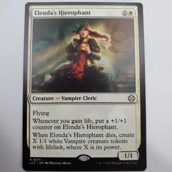 [1x] Elenda's Hierophant Near Mint, English The Lost Caverns of Ixalan Commander - Image 1