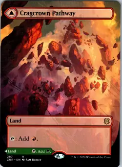 Cragcrown Pathway (Borderless) R Zendikar Rising 287 NM - Image 2