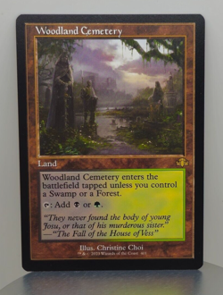 Woodland Cemetery (Retro Frame) - DMR - 401 - Dominaria Remastered - Image 1