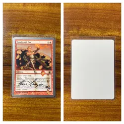 MTG✨Signed TOUCH AND GO Artist Proof✨Unhinged MINT SORCERY Ben Thompson ARTWORK - Image 1