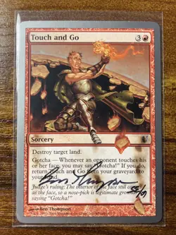 MTG✨Signed TOUCH AND GO Artist Proof✨Unhinged MINT SORCERY Ben Thompson ARTWORK - Image 2