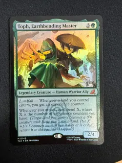 Toph, Earthbending Master (FOIL) - Avatar (MTG) NM - Image 1