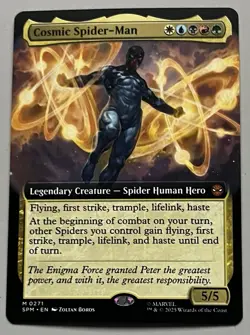 MTG Marvel’s Spider-Man Cosmic Spider-Man Legendary Creature MYTHIC REGULAR 0271 - Image 1