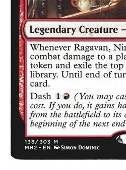 Magic The Gathering Modern Horizons 2 MH2 2021 138 Ragavan, Nimble Pilferer LOT2 - Image 4