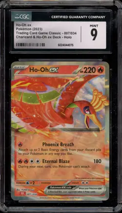 Pokemon Ho-Oh ex Classic Charizard & Ho-Oh ex Deck Holo #007 CGC 9 Mint - Image 1