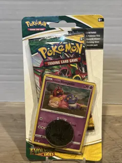 Evolving Skies Blister Pack - Galarian Slowpoke Promo - Pokemon, Swirl - Image 1