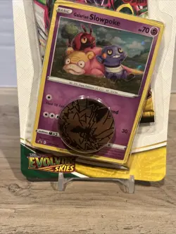 Evolving Skies Blister Pack - Galarian Slowpoke Promo - Pokemon, Swirl - Image 4