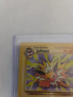 1999 Pokemon TCG Jolteon Jungle 20/64 Holo MP - Image 2