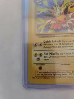 1999 Pokemon TCG Jolteon Jungle 20/64 Holo MP - Image 4