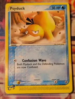 Psyduck 73/100 Sandstorm LP common Pokemon - Image 1