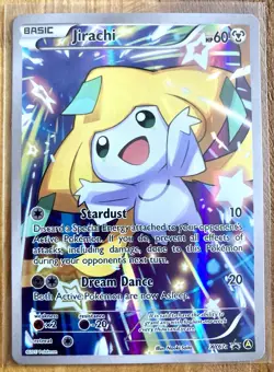 POKEMON JIRACHI XY67a ALTERNATE FULL ART HOLO BLACK STAR PROMO EXCELLENT NM 🔥 - Image 1