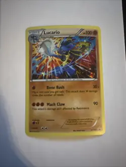 Pokemon TCG Lucario XY140 Holo Rare Black Star Promo - Image 1