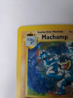 Machamp 8/102 -Pokemon Base Set 1st Edition Holo MP - Vintage - - Image 5