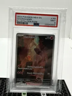 2023 Pokemon Charmander Holo PSA 9 Scarlet & Violet 151 Series - Image 1