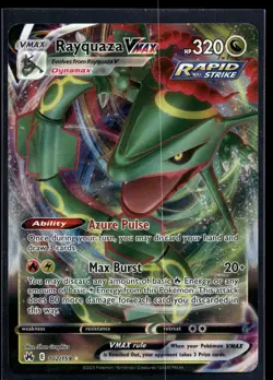 2023 Pokemon Crown Zenith 102 Rayquaza VMAX NM - Image 1