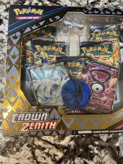 Pokemon TCG Crown Zenith Lugia V Unown v Special Collection Box Sealed - Image 3