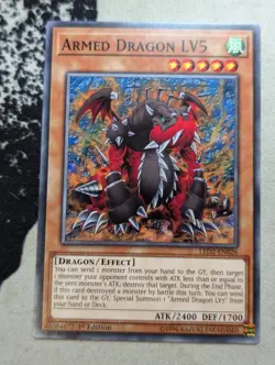 Armed Dragon LV5 - LED2-EN026 - Common 1st Edition Yugioh - Image 1