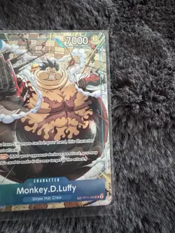 One Piece CCG Monkey.D.Luffy Op11-058 Alternate Art - Image 2