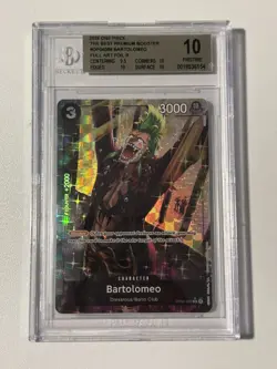 2024 One Piece The Best Premium Booster #OP04089 Bartolomeo Full Art Foil R - Image 1