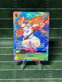 Nami OP08-106 SR Parallel Alt Art Two Legends One Piece TCG English NM - Image 1