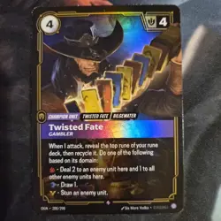 Riftbound Twisted Fates Card OGN 200/298 English League of Legends - Image 1