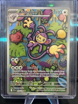 Ambipom - 107/094 - Illustration Rare - Phantasmal Flames - Pokemon Card - NM/M - Image 1
