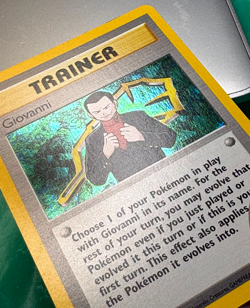 Giovanni - 18/132 - Pokemon Gym Challenge Unlimited Holo Rare Card WOTC LP Card - Image 3