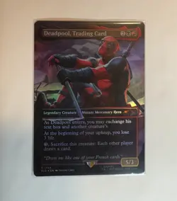 Deadpool, Trading Card (Rainbow Foil) Secret Lair Drop Foil - Image 1