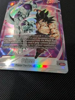 Dragon Ball Super Card Fusion World SUPER RARE Star Holo Frieza Card * - Image 2