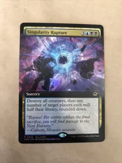 Singularity Rupture *Buy a Box Promo FOIL* Magic Mtg card - Image 1