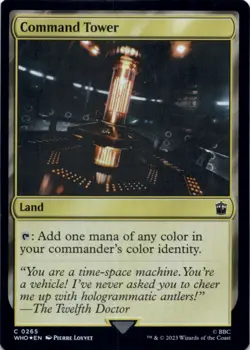 MTG Command Tower (0265) Foil NM Doctor Who Magic 265 - Image 1