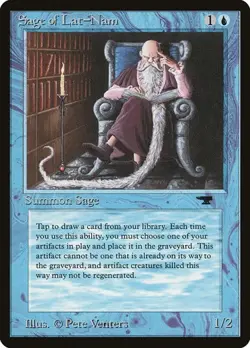 Sage of Lat-Nam Antiquities HP MTG - Image 1