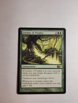 MTG - LEYLINE OF VITALITY (LP) M11 Core Set 2011 Magic the Gathering Commander - Image 1