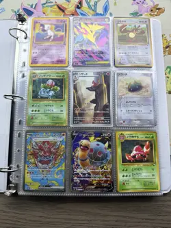 Pokemon Collection Binder Vintage Lot of Cards Holos WOTC E-Reader Promo - Image 1