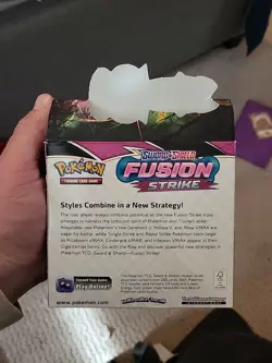EMPTY Pokemon Fusion Strike Booster Box - Image 3