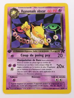 Dark Hypno (Hypnomade Obscur) French 1st Ed Pokemon Team Rocket 26/82 Non Holo - Image 1