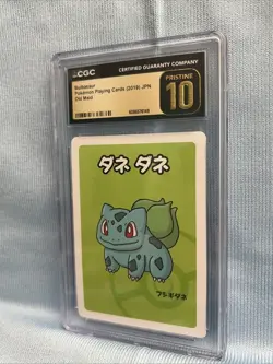 CGC 10 Pristine! Bulbasaur Old Maid 2019 Japanese Pokemon Card - Image 3