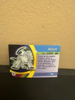 Absol # 1 Pokemon 2004 Topps Advanced Challenge Non Holo - Image 4
