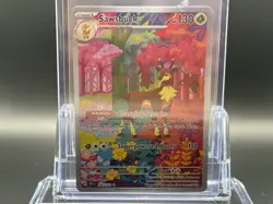 Pokemon TCG Sawsbuck 166/162 SV05: Temporal Forces Holo Illustration Rare - Image 1