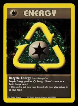 Recycle Energy 105/111 Holo WOTC Energize League Promo Pokemon Card - Image 1