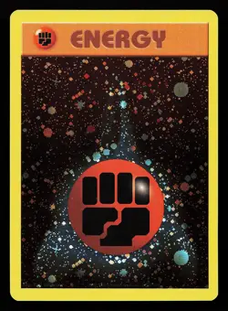 Fighting Energy Holo WOTC Energize League Promo Pokemon Card - Image 1