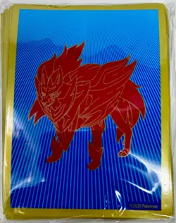 Pokemon Sword & Shield 65ct Deck Card Sleeves New SEALED Zamazenta ETB 2020 - Image 1