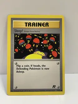 Pokemon WOTC TCG Vinta Sleep! (Rocket's Secret Machine)79/82 Team Rocket Regular - Image 1