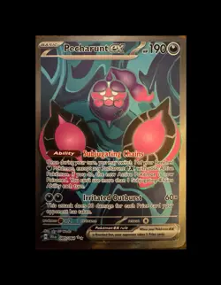 Pecharunt EX 85/64 Shrouded Fable Pokemon Full Art NM/M - Image 1